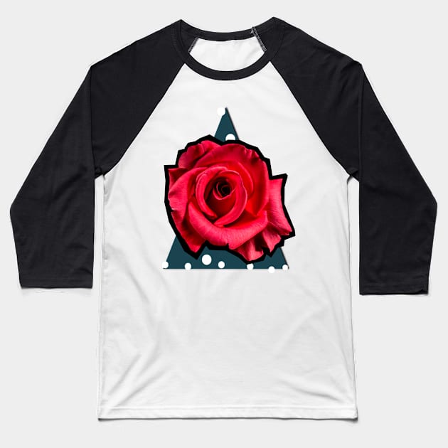 POP ROSE Baseball T-Shirt by GloriaSanchez